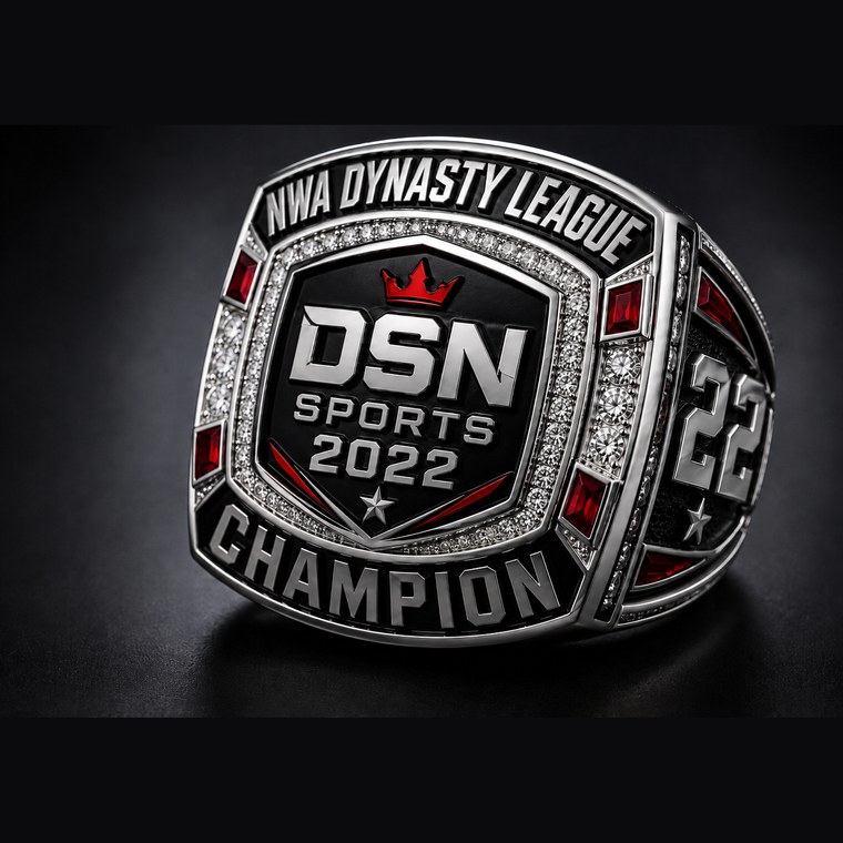 2022 NWA Dynasty League championship ring
