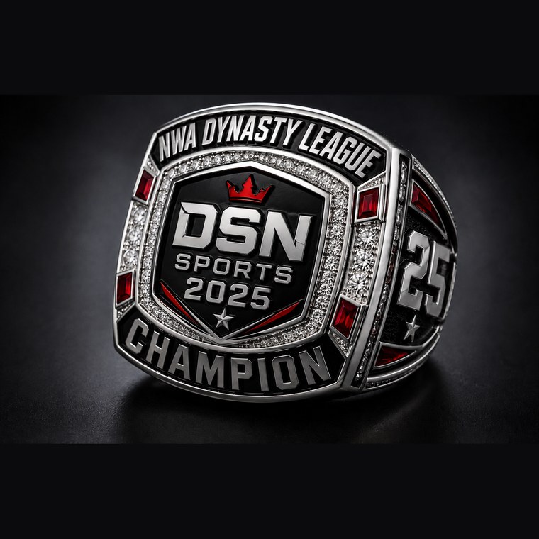 2025 NWA Dynasty League championship ring